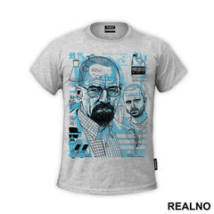 Walter White And Jesse Pinkman - Blue - Breaking Bad