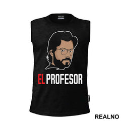 Drawing - El Profesor - The Professor - La Casa de Papel - Money Heist - Majica