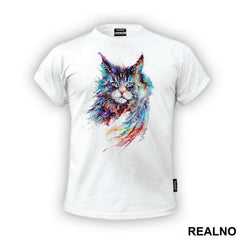 Cat Watercolor Splash - Životinje