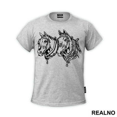 Two Horses Portrait - Životinje