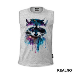 Racoon Watercolor Painting - Životinje