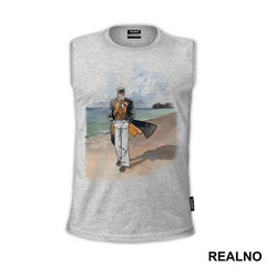 Corto Maltese Walking On A Beach - Corto Maltese
