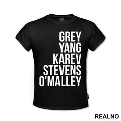 Grey Yang Karev Stevens O'Malley - Grey's Anatomy