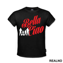 Bella Ciao Characters Silhouette - La Casa de Papel - Money Heist - Majica