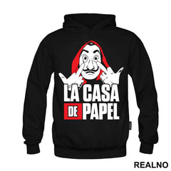 Middle Fingers Text Logo - La Casa de Papel - Money Heist - Majica