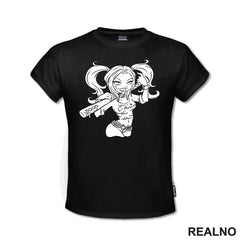 Daddy's Lil Monster - Silhouette - Harley Quinn