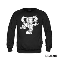 Daddy's Lil Monster - Silhouette - Harley Quinn