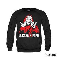 Middle Fingers Logo Text - La Casa de Papel - Money Heist - Majica