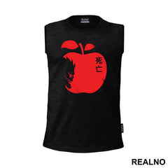 Ryuks Face in an Apple - Death Note