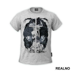 Light, L and Ryuk Art - Death Note