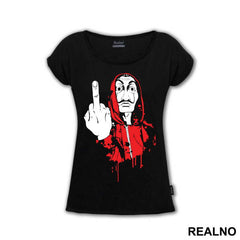 Middle Finger Up - La Casa de Papel - Money Heist - Majica