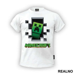 Creeper Peeking - Minecraft