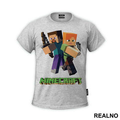 Steve And Alex - Minecraft