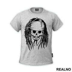 Jack Sparrow Skull Illustration - Pirates of the Caribbean