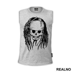 Jack Sparrow Skull Illustration - Pirates of the Caribbean