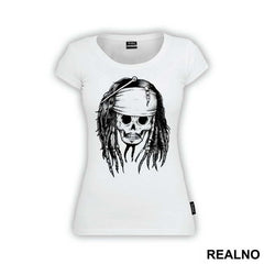 Jack Sparrow Skull Illustration - Pirates of the Caribbean