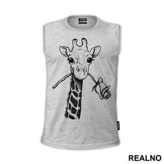 Giraffe With A Rose - Životinje