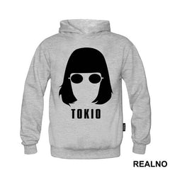 Tokyo - Tokio Head Silhouette With Glasses - La Casa de Papel - Money Heist - Majica