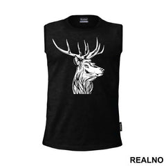Deer Head Illustration - Životinje