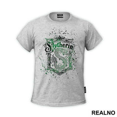Slytherin Crest Color Splash - Harry Potter