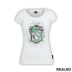 Slytherin Crest Color Splash - Harry Potter