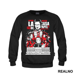 Browning Machine Gun Group - La Casa de Papel - Money Heist - Majica