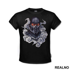 Smoke Pencil Portrait Art - Mortal Kombat