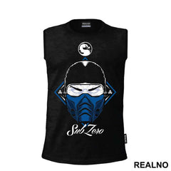 Sub Zero Head Illustration - Mortal Kombat