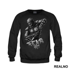 OUTLET Crni muški duks veličine XL bez kapiljače - MK - 8208 - D