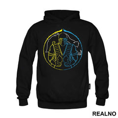 Half Scorpion Half Sub Zero Circle - Mortal Kombat