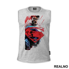 The Man Of Steel Red Eyes - Superman