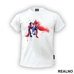 Paint Splash Laser Eyes - Superman