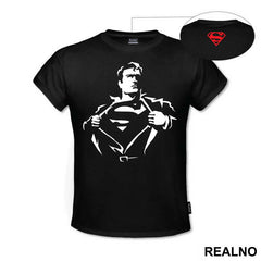 Shirt Rip Illustration - Superman