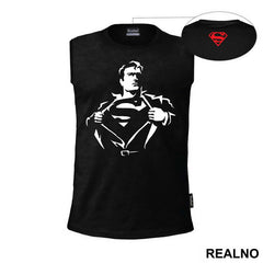 Shirt Rip Illustration - Superman