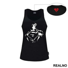 Shirt Rip Illustration - Superman