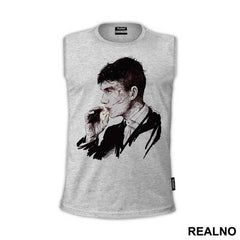 Thomas Shelby Smoking Portrait - Peaky Blinders