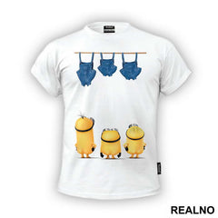 Clothesline And Naked Butts - Minions - Majica