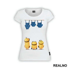 Clothesline And Naked Butts - Minions - Majica