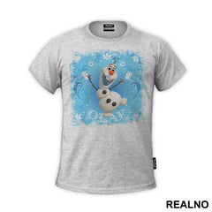 Olaf With Ice Flowers - Frozen - Majica