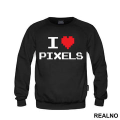 I Love Pixels - Geek - Majica