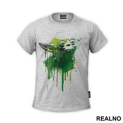 Yoda Dripping Portrait - Star Wars