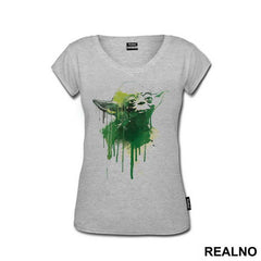 Yoda Dripping Portrait - Star Wars