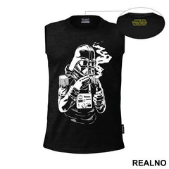 Darth Vader Smoking A Cigarette - Star Wars