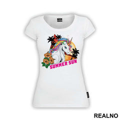 Summer Sun - Unicorn - Jednorog - Majica