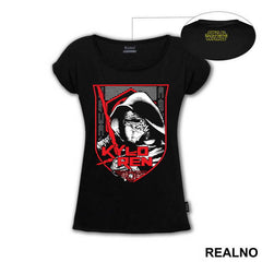 Kylo Ren Holding Light Saber - Star Wars