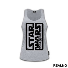 Stormtrooper In Logo - Star Wars