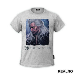 Geralt Yellow Eyes Portrait - The Witcher