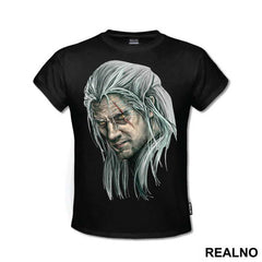 Geralt Head Illustration - The Witcher