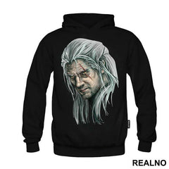 Geralt Head Illustration - The Witcher