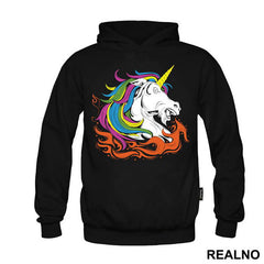 Breathing Fire - Unicorn - Jednorog - Majica